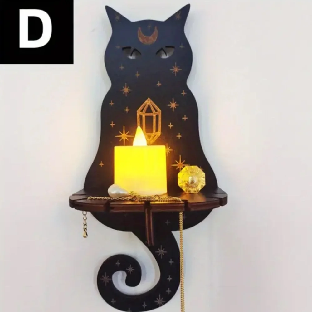 NIP! Black & Gold Crystal & Gemstone Wall Mounted Display Shelves! You Pick ONE!